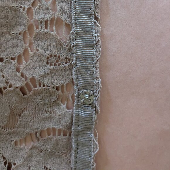 BHLDN Jenny Yoo Cleo Lace Shell Overlay Top NWOT - Picture 13 of 16